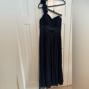 Cinderella one Shoulder  Navy Formal Dress Mother of the Bride XL